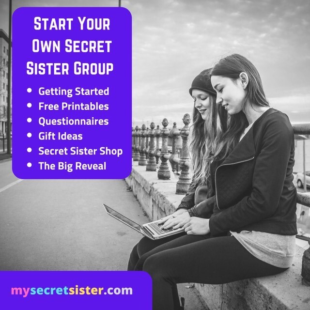 Start your own Secret Sister group with these free printable forms and ideas.