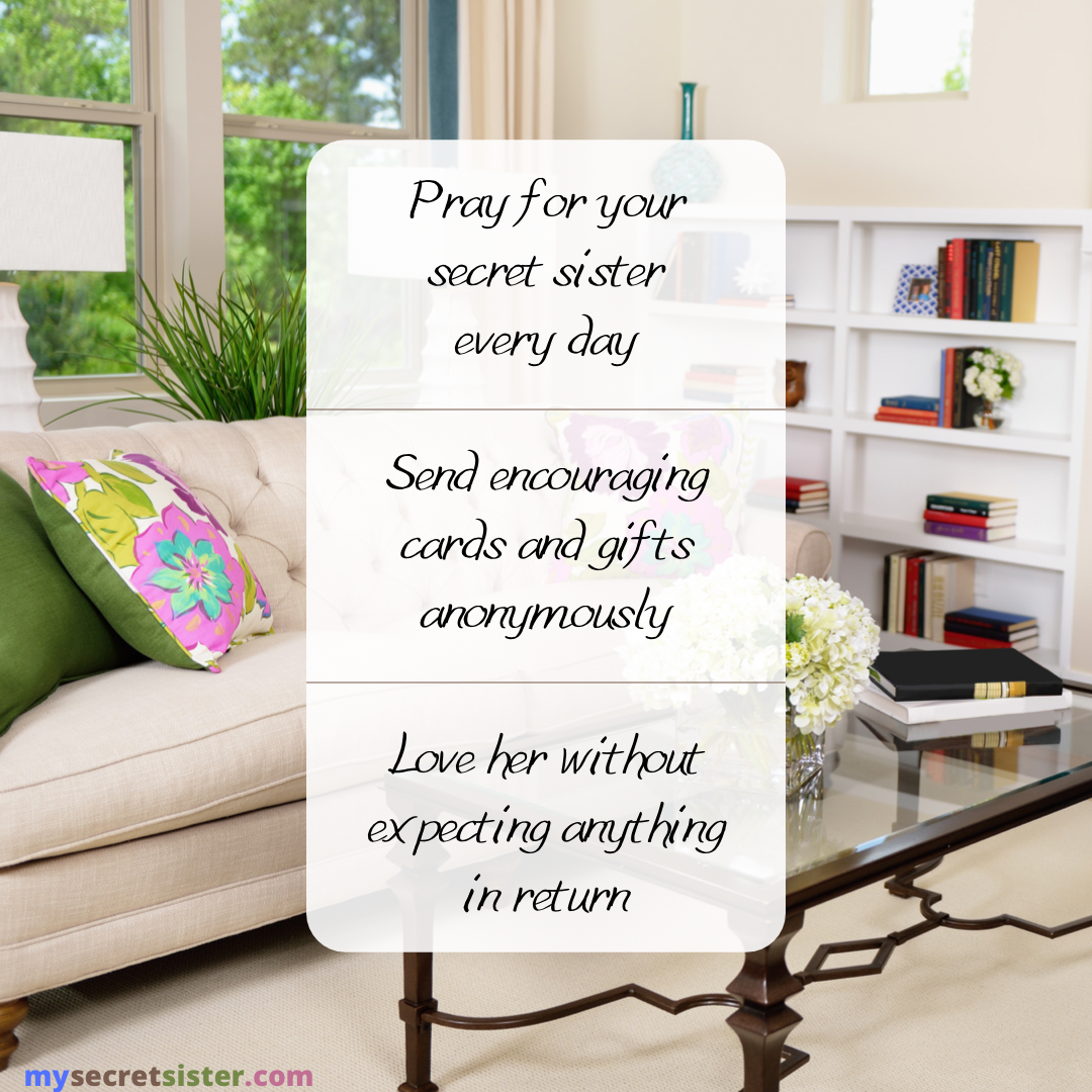 Secret Sister Ideas and Tips - How to be a great secret sister.